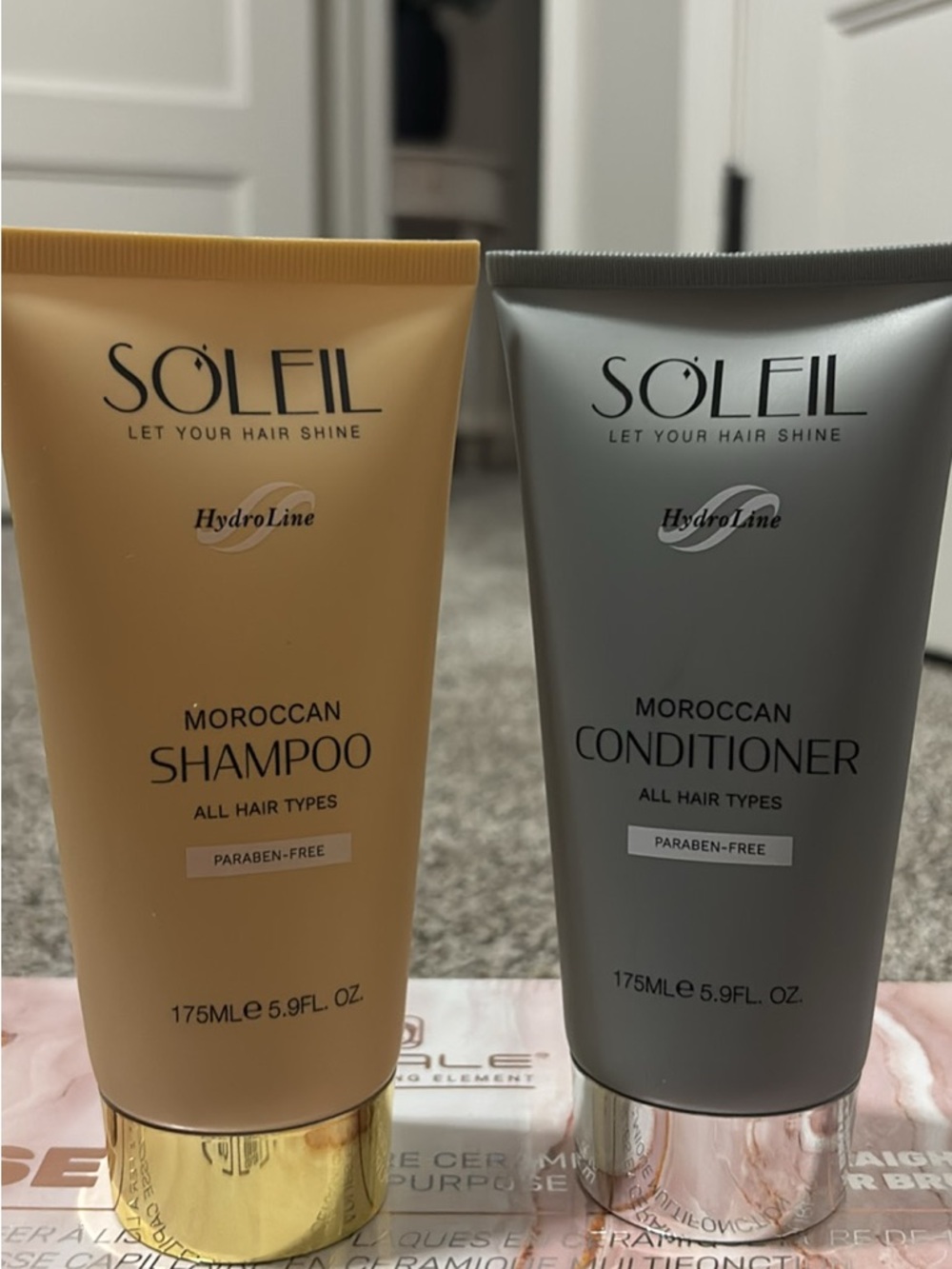 Soleil Moroccan Shampoo and Conditioner - Gold | All Hair Types